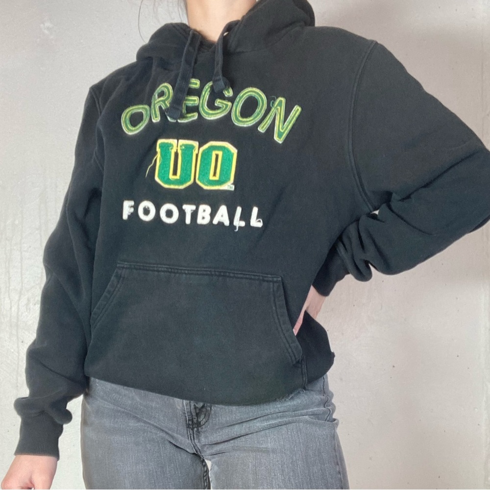 University of Oregon Black Classic Hooded Sweatshirt